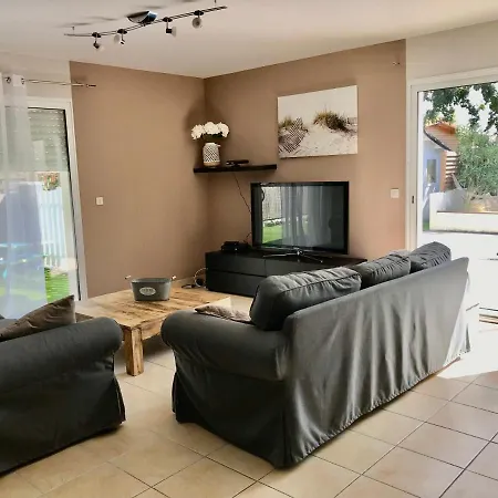 Maison Piscine Medoc 45 Min De Bordeaux Et 30 Du Bassin Arcachon Rum i privatbostad Carcans
